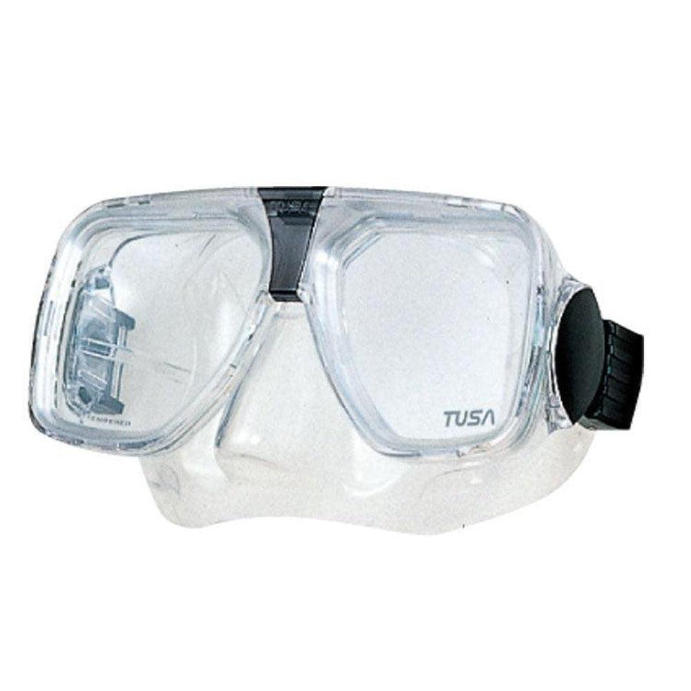 Tusa Liberator Plus Twin Lens Scuba Diving Mask-Translucent