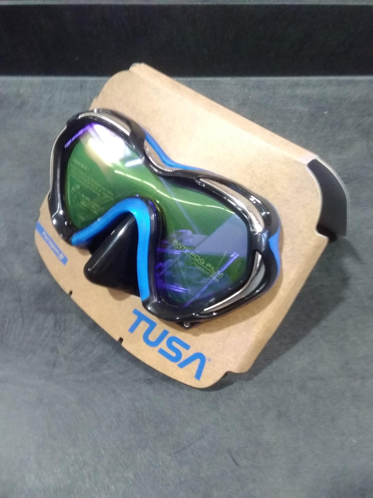 Open Box Tusa Paragon S Mask-Fish Tail Blue-