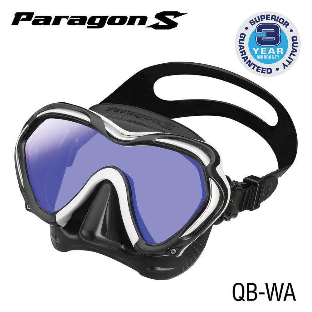Open Box Tusa Paragon S Mask-White-