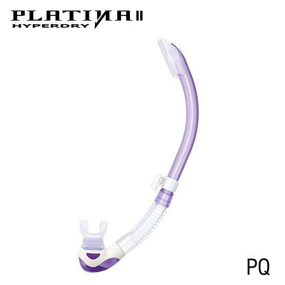 Tusa Platina Hyperdry II Scuba Diving Snorkel-Purple Quartz-