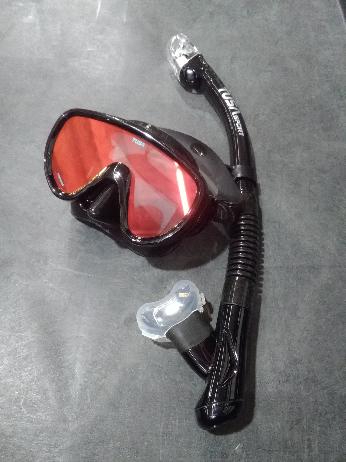 Open Box Tusa Serene M/S Combo Mirrored-Black/Black-Acceptable-