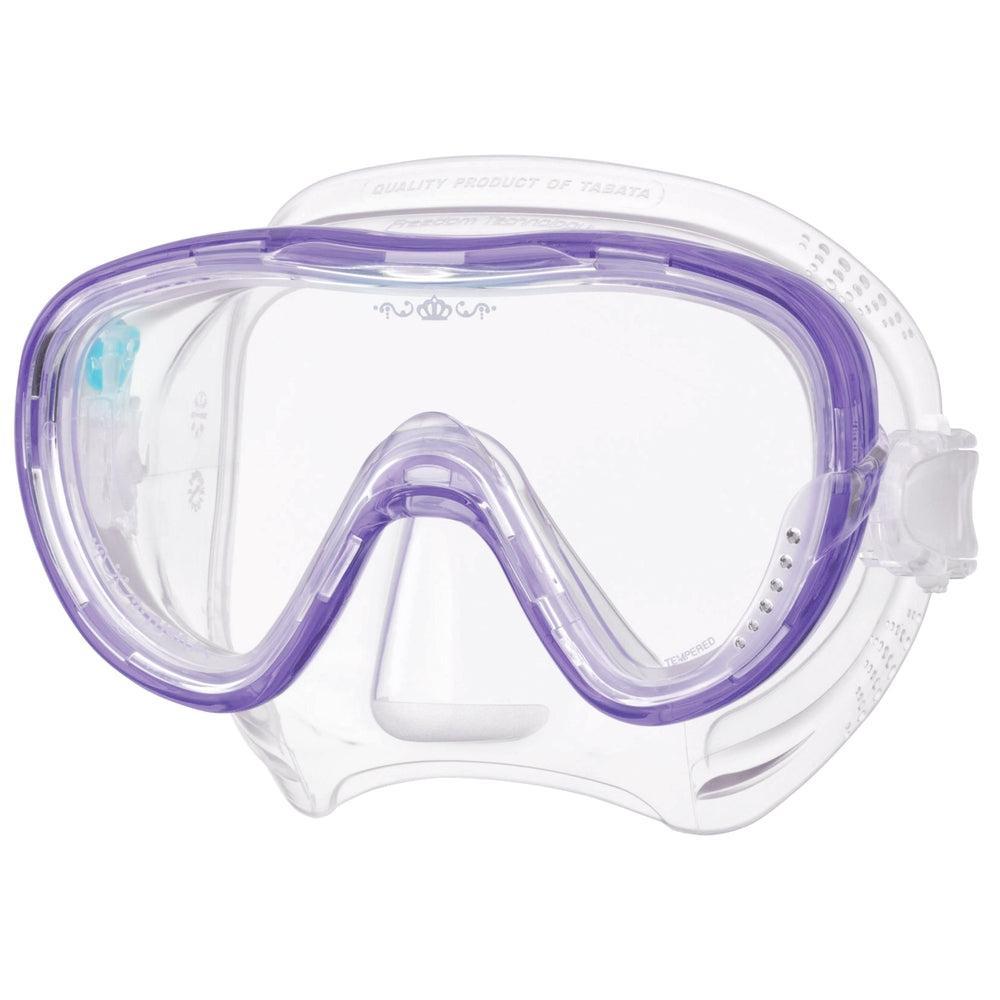Tusa Tina Single Lens Scuba Diving Mask-Purple Quartz