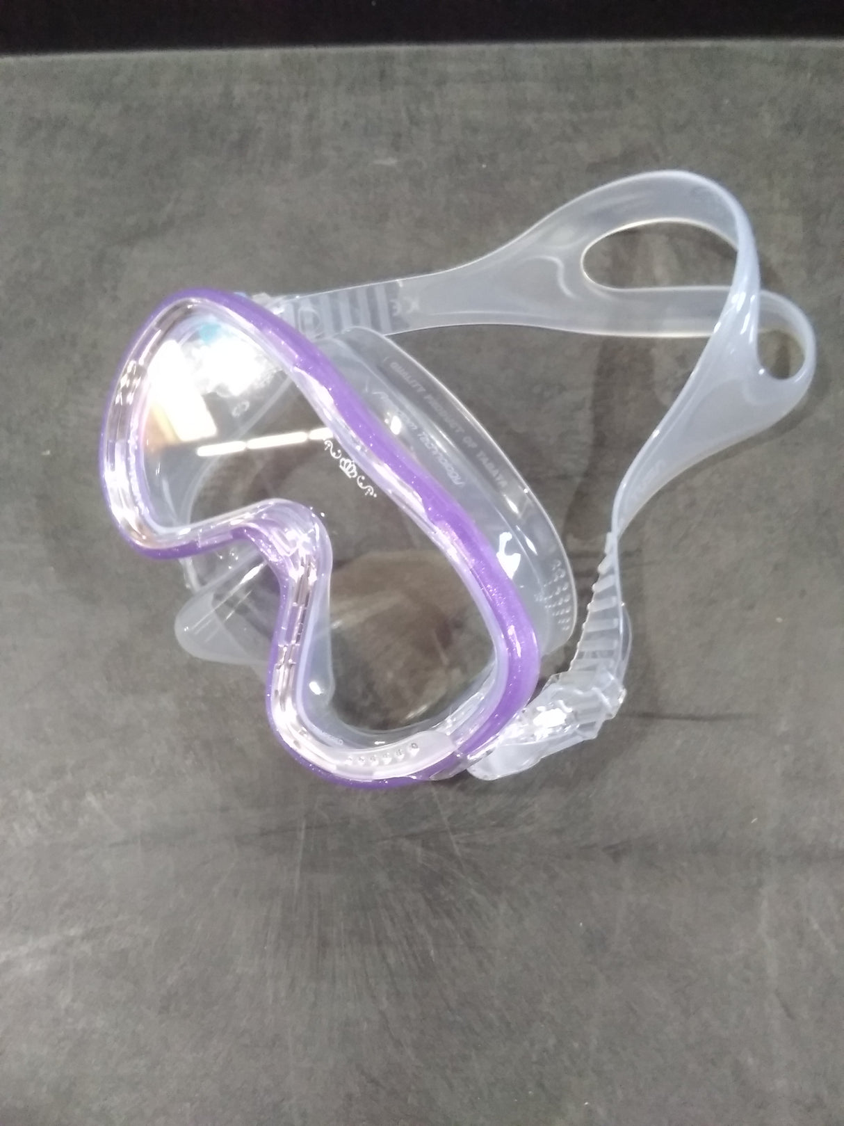 Open Box Tusa Tina Single Lens Scuba Diving Mask-Purple Quartz-