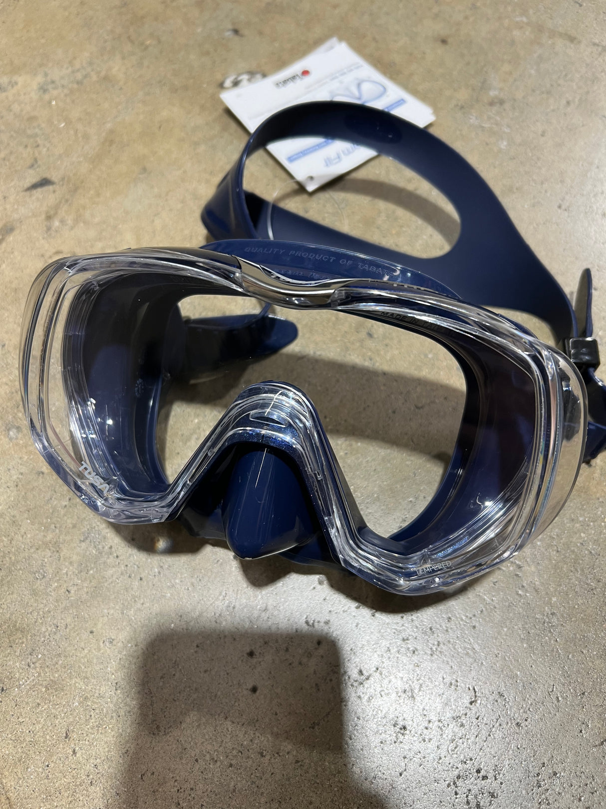 Open Box TUSA TRI-QUEST MASK-Indigo-Like New-