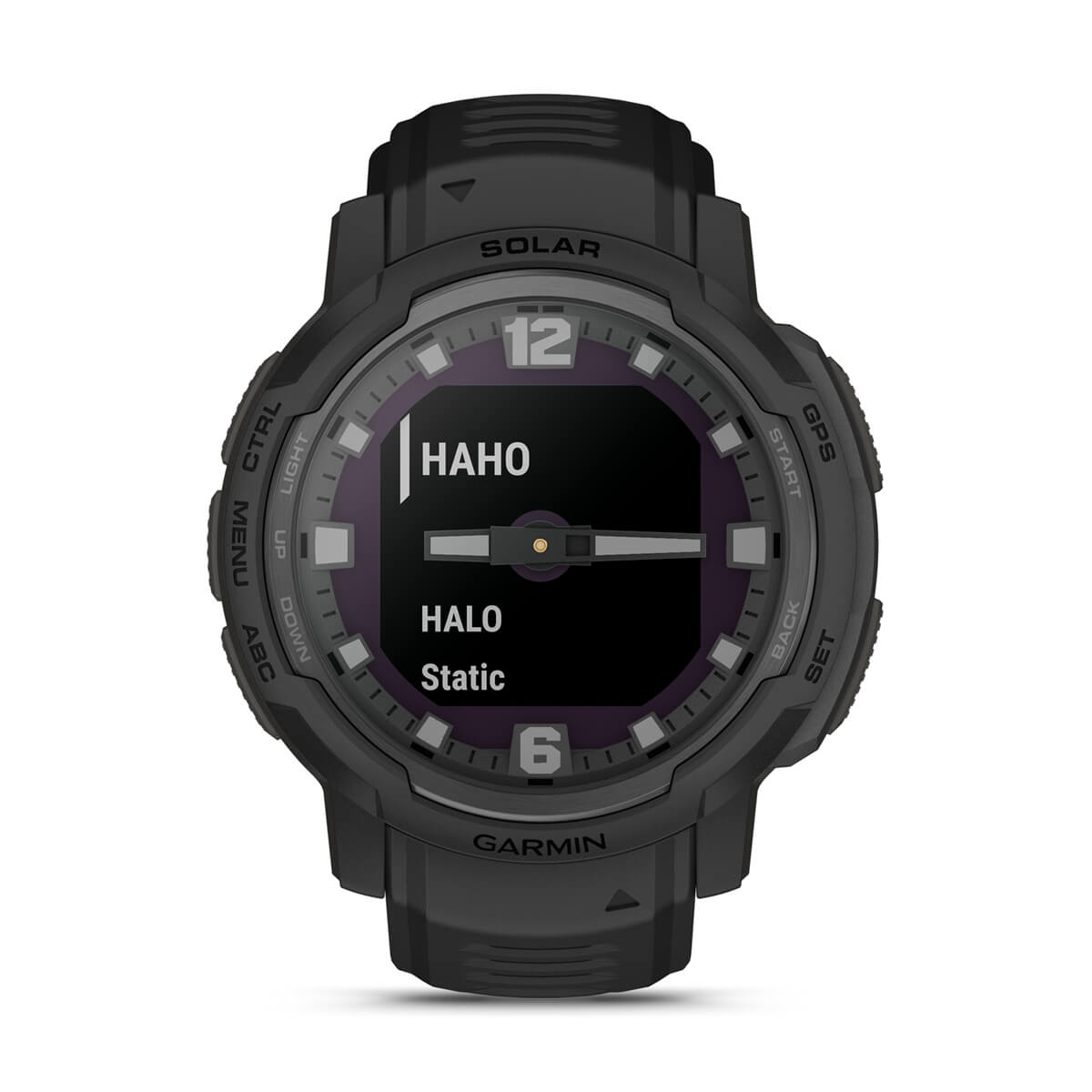 Garmin Instinct Crossover Hybrid GPS Smartwatch – Solar - Tactical / Black