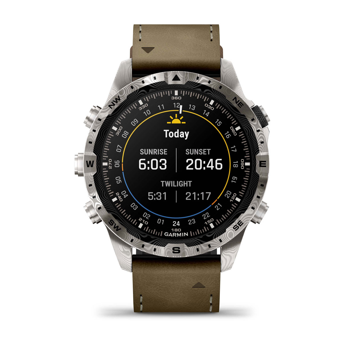 Garmin MARQ Adventurer (Gen 2) Damascus Steel Edition Luxury GPS Smartwatch