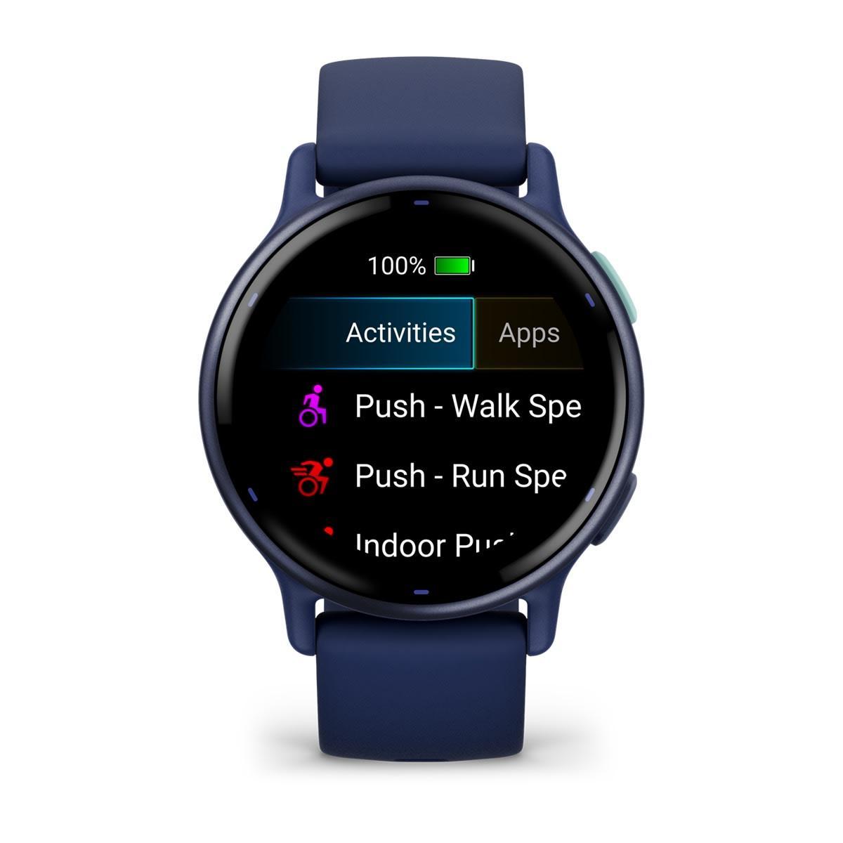 Garmin vívoactive 5 AMOLED GPS Fitness Smartwatch – Navy