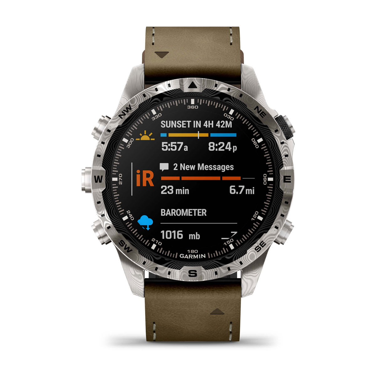 Garmin MARQ Adventurer (Gen 2) Damascus Steel Edition Luxury GPS Smartwatch