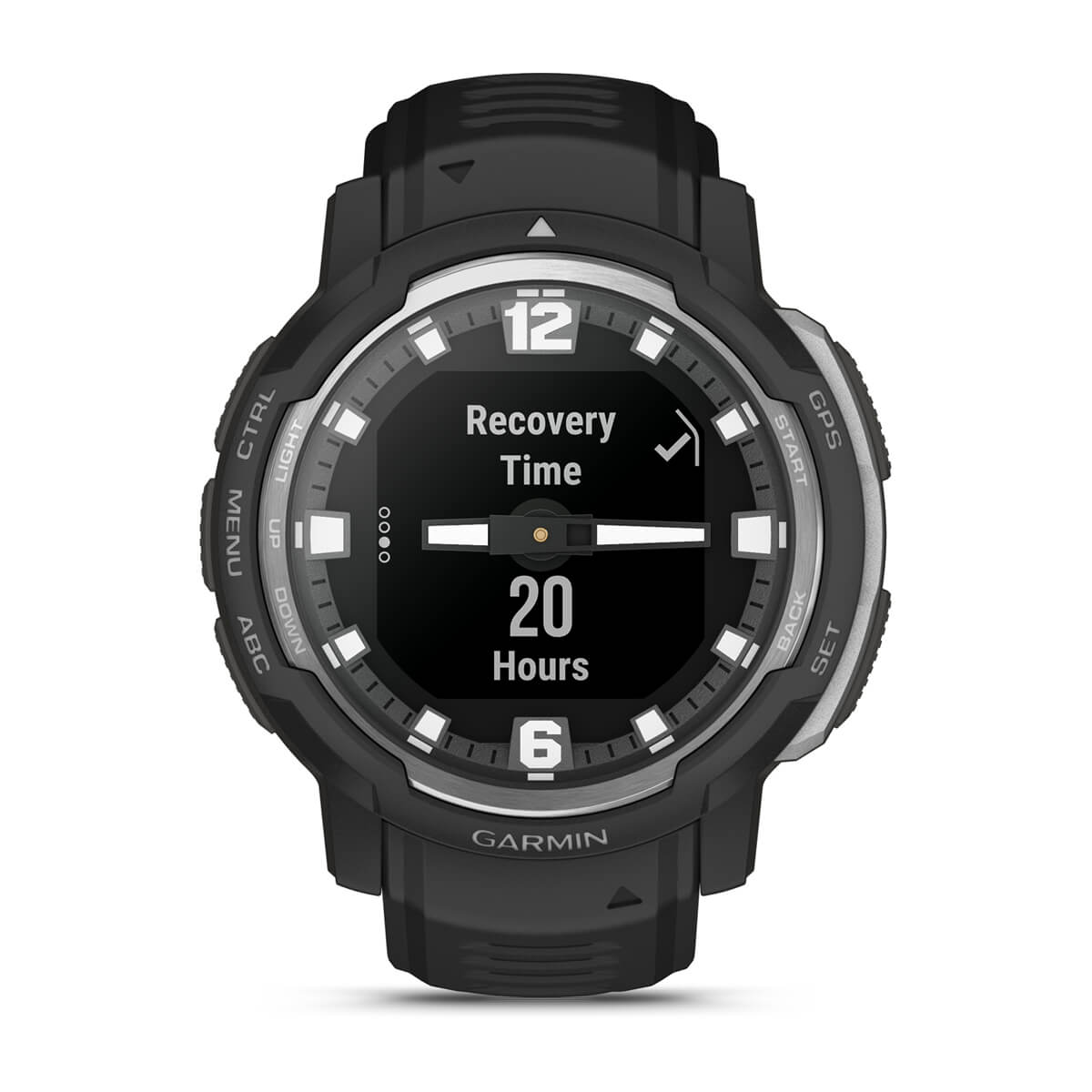 Garmin Instinct Crossover Hybrid GPS Smartwatch – Standard / Black