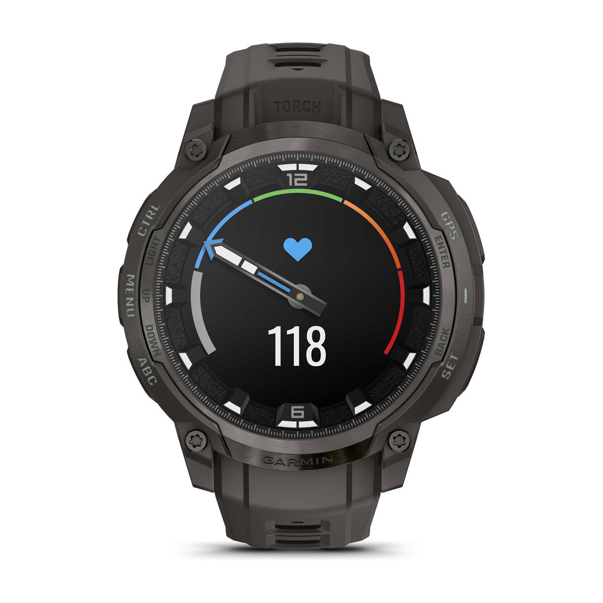 Garmin Instinct Crossover Hybrid GPS Smartwatch – AMOLED / Charcoal