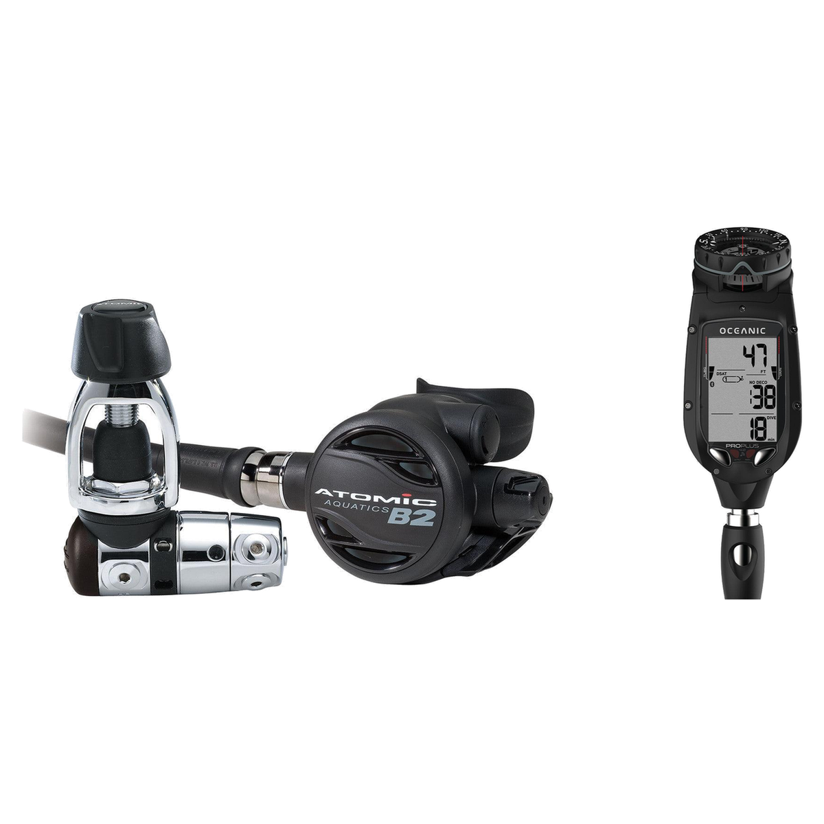 Atomic Aquatics Regulator + Dive Computer Package – B2 Regulator + Proplus 4.0 Dive Computer — Atomic B2