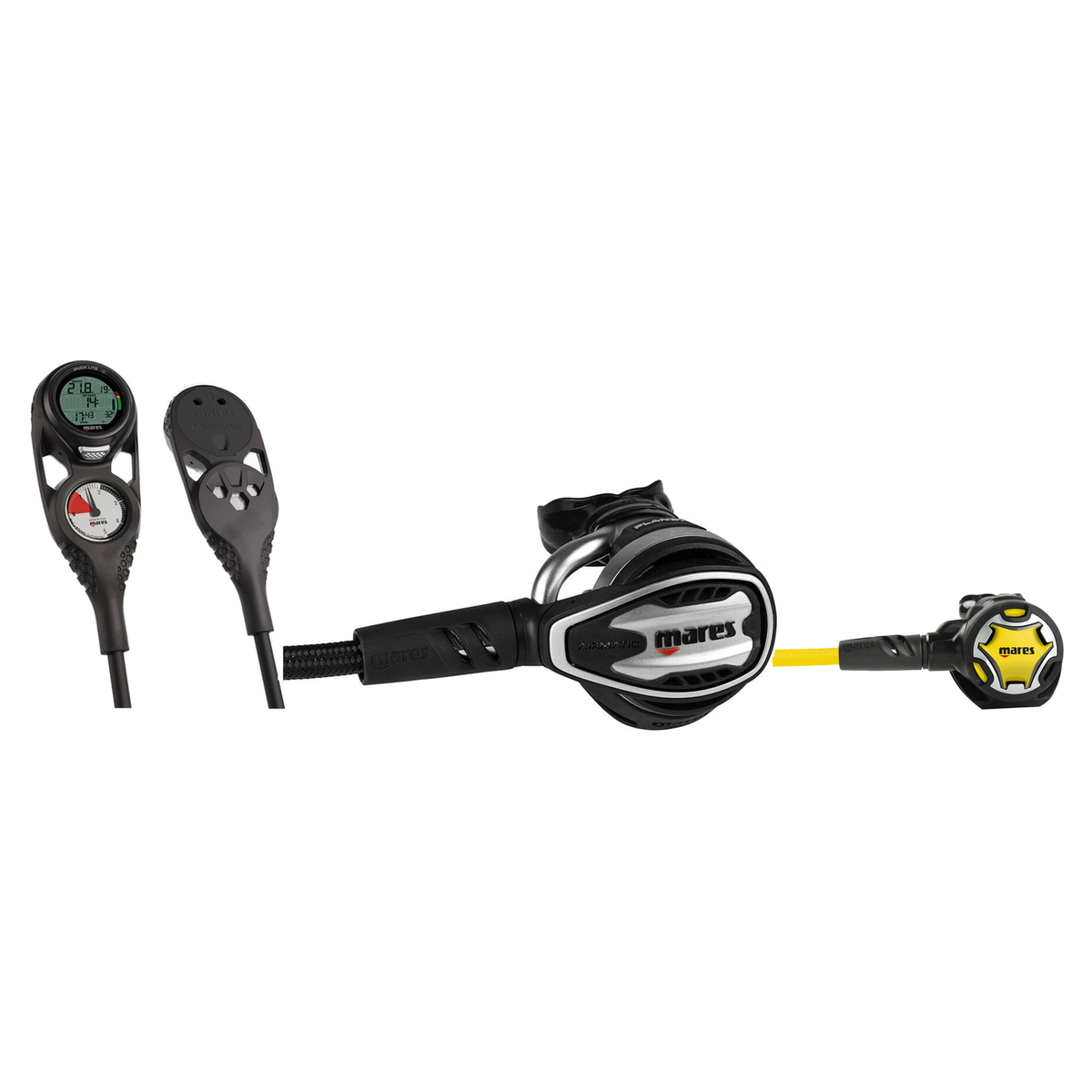 Mares Regulator Package – Planet Airmatic 88X TBP Regulator + Dual Octopus + Mission 2 Console — includes Mares Regulator Pl…