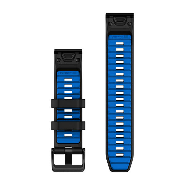 Garmin QuickFit 22 mm watch band, black/pilot blue 2