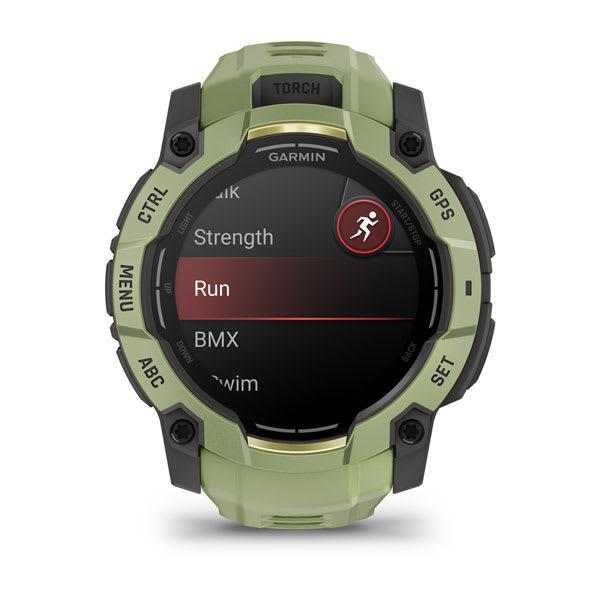 Garmin Instinct 3 50 mm AMOLED rugged GPS smartwatch, Fern Green 2