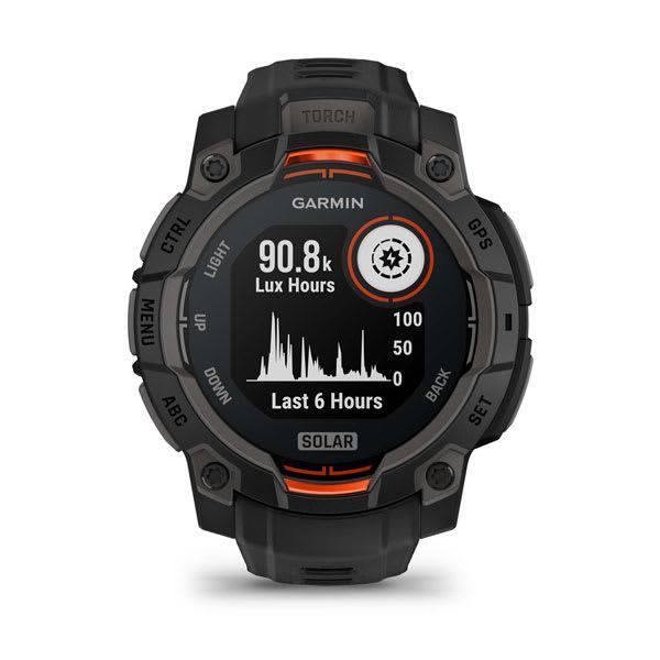 Garmin Instinct 3 45 mm Solar rugged GPS smartwatch, Black 2