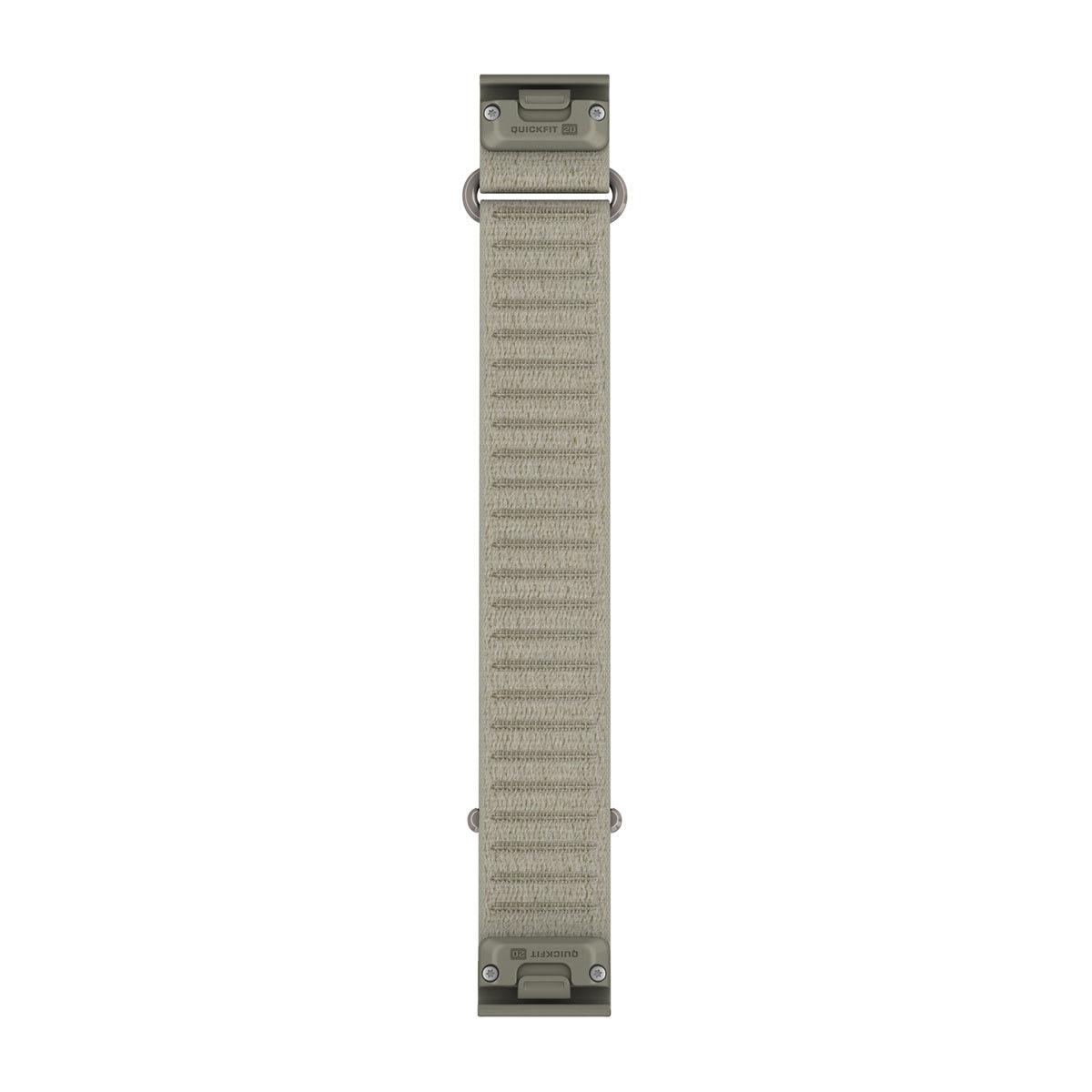 Garmin QuickFit 20 Watch Bands - Fabric / Long, Olive Gray ComfortFit