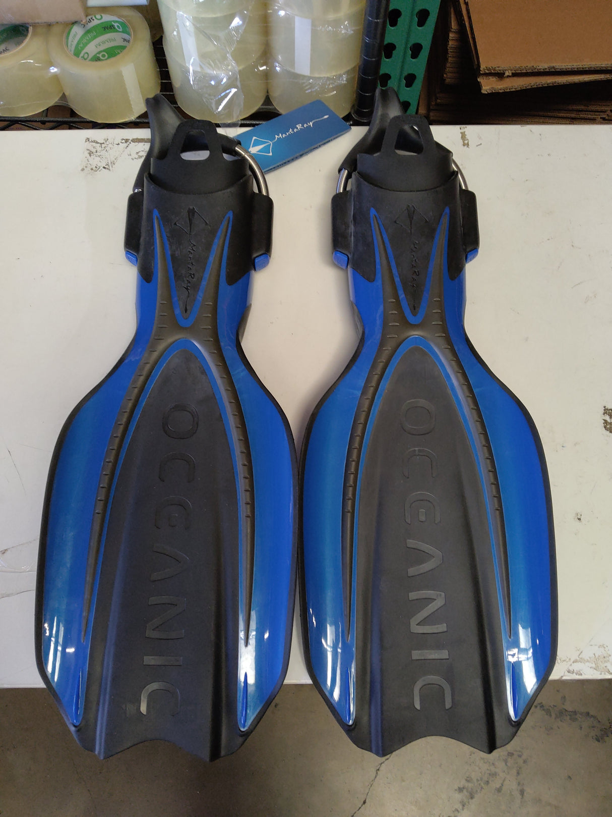Used Oceanic Manta Ray Fin