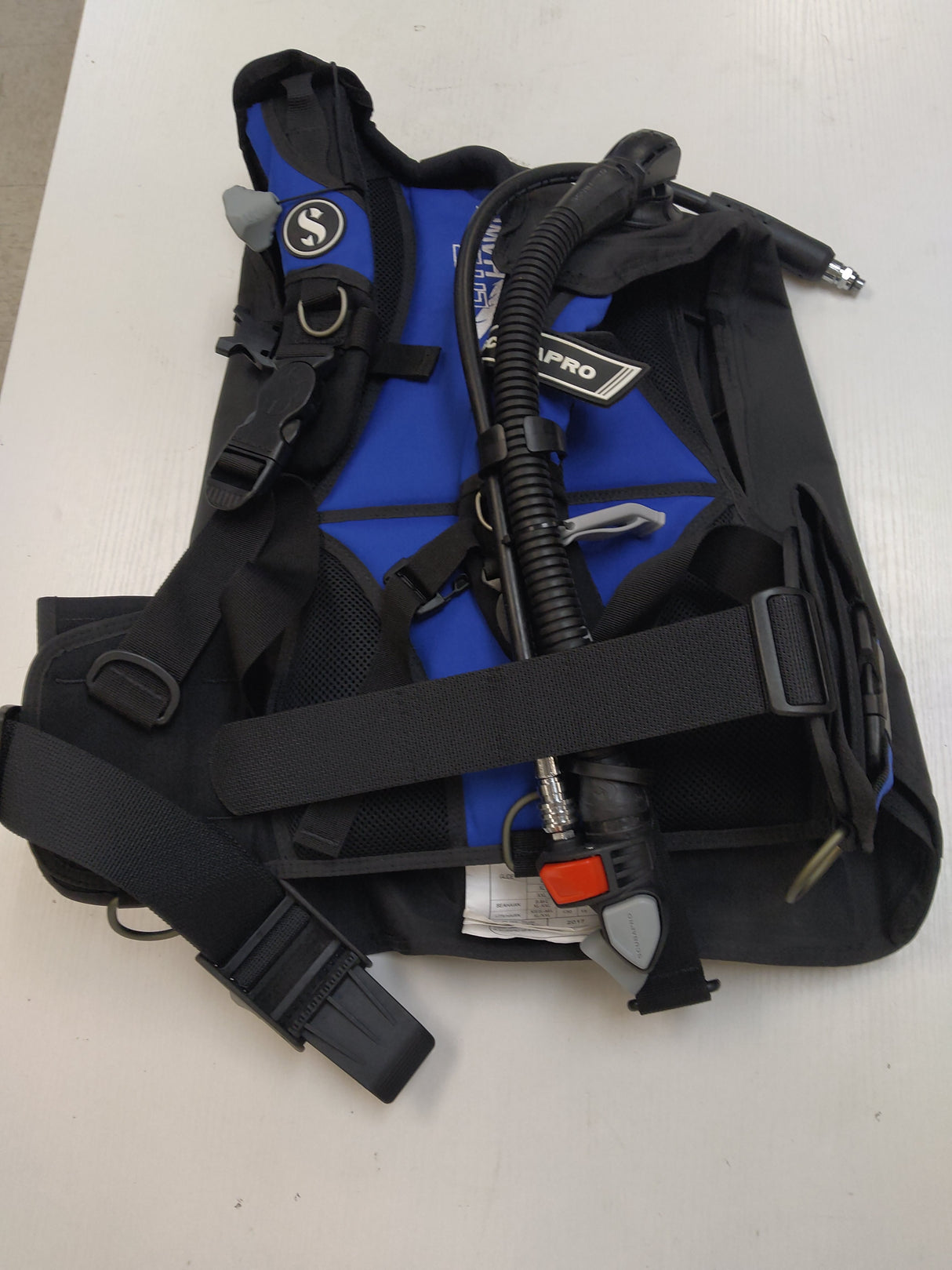 Used Scubapro Litehawk with Balanced Inflator - Black/Blue