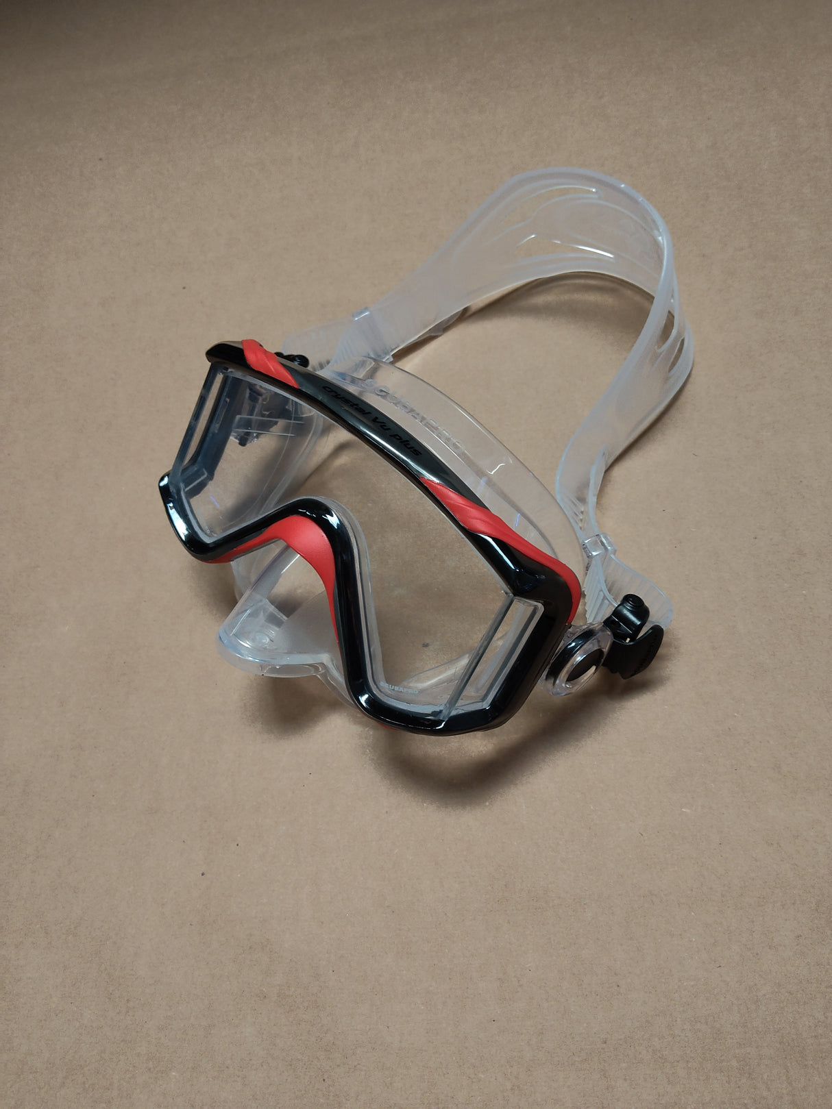 Open Box Scubapro Crystal Vu Plus Single Lens Scuba Diving Mask w/ Purge