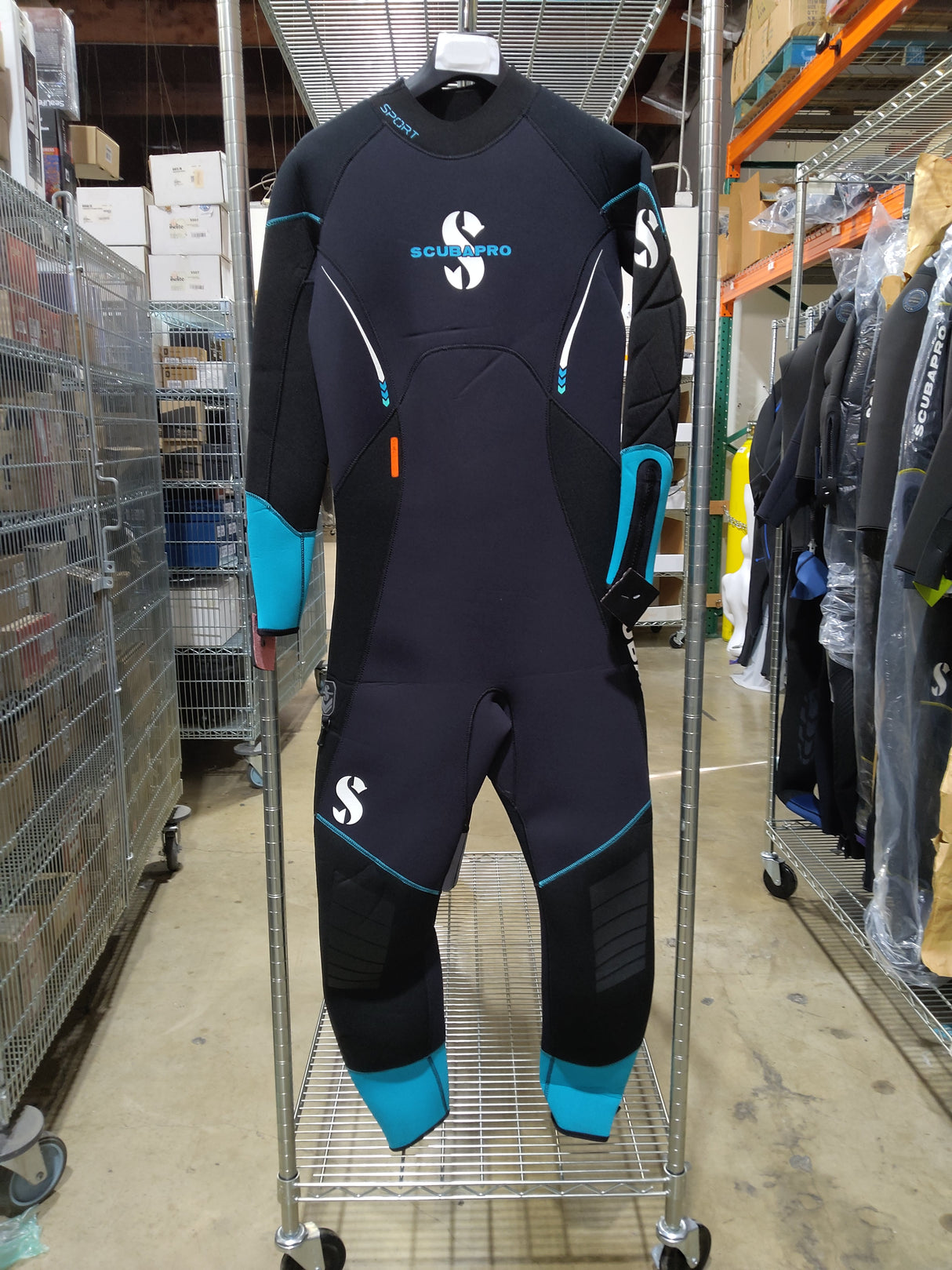 Open Box Scubapro Sport Steamer 5mm Bzip Womens Full Scuba Diving Wetsuit