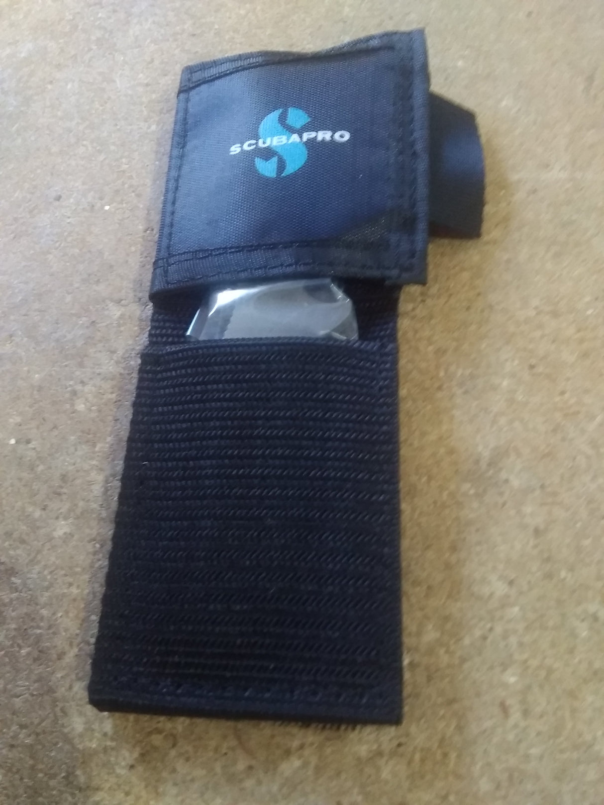 Used Scubapro X-Tek X-Cut Titanium Knife W Nylon Sheath