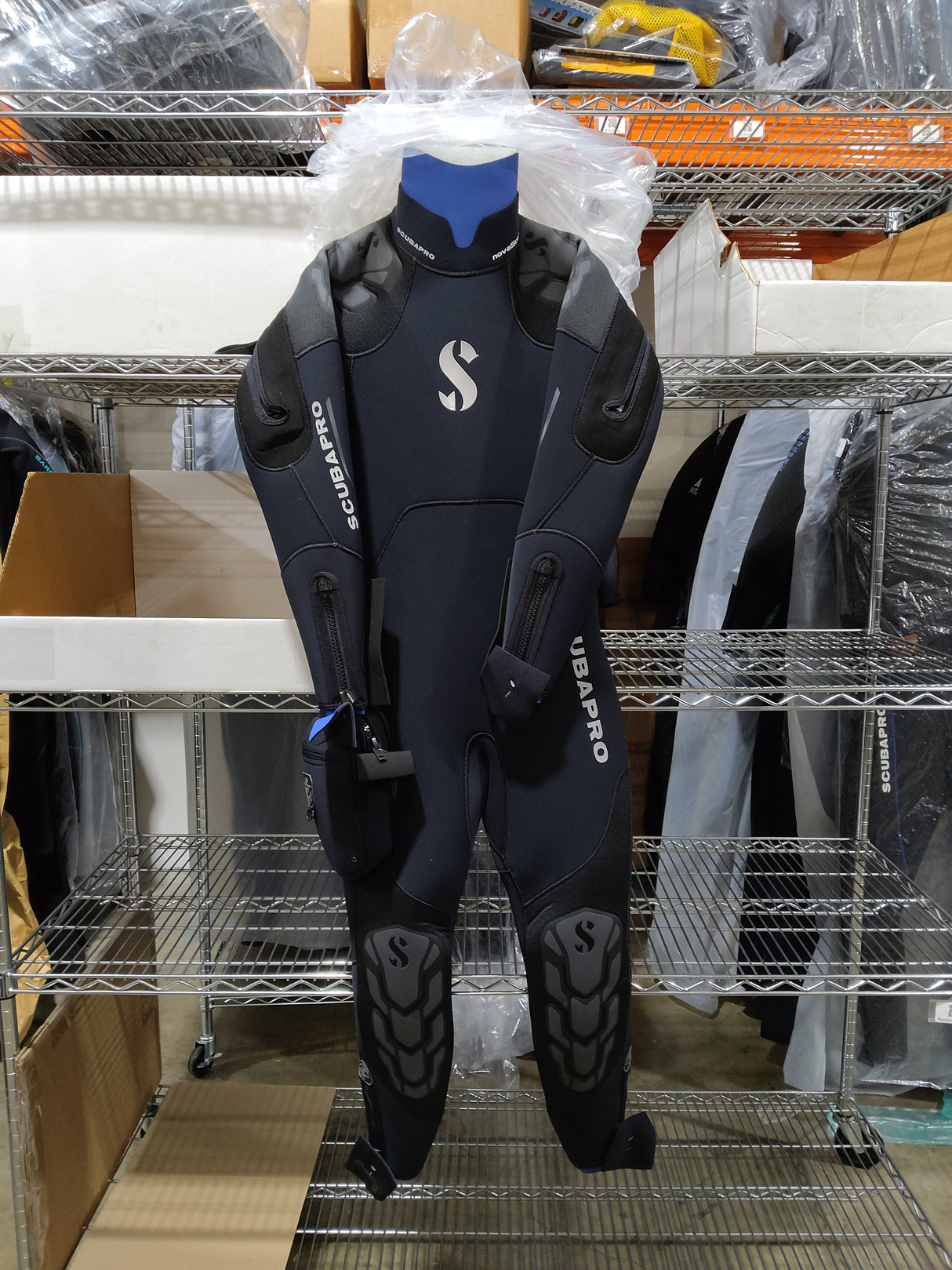 Open Box Scubapro Novascotia Steamer 7.5mm Mens Semi Drysuit w/ Hood