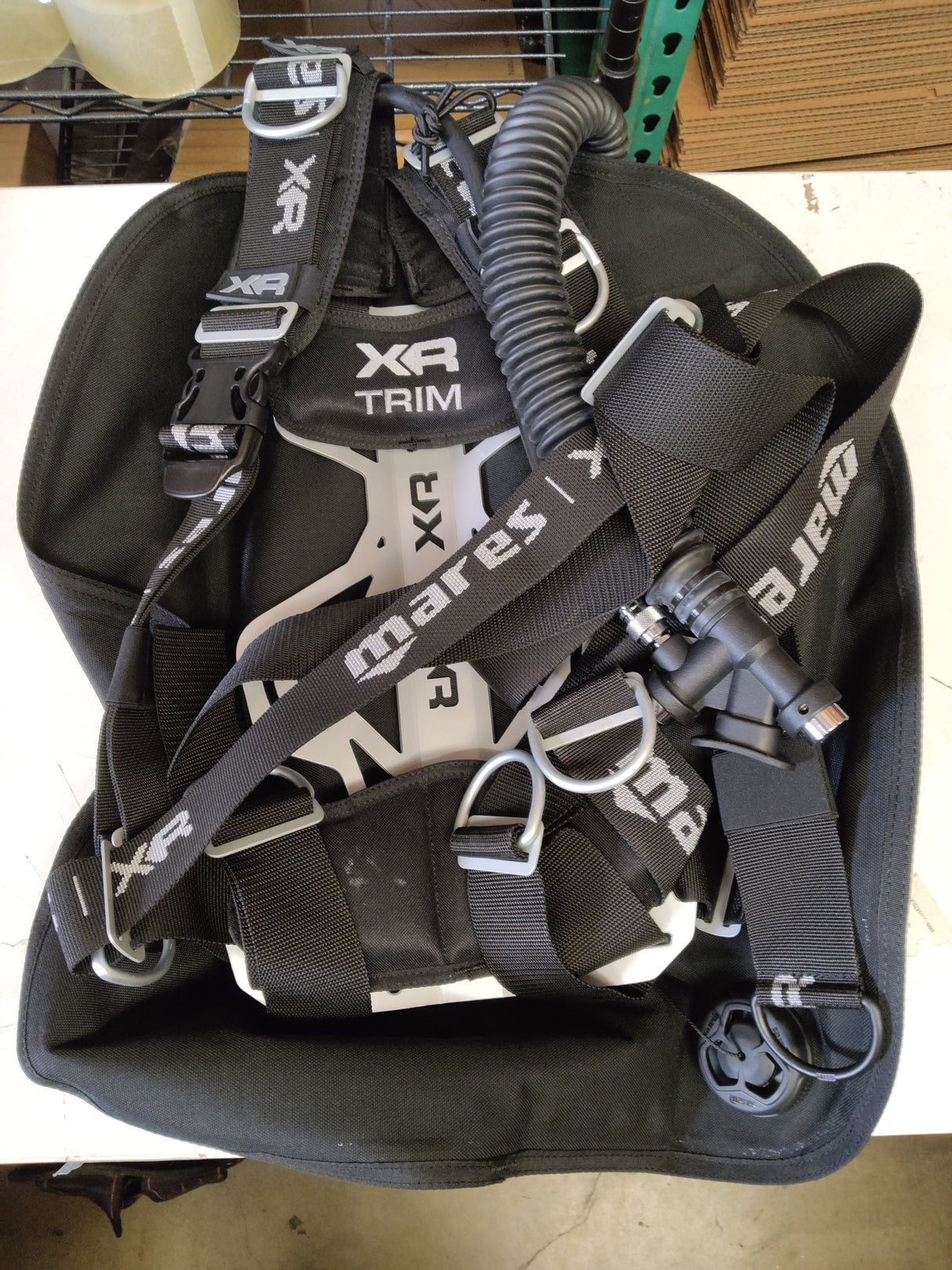 Used Mares XR-Rec Trim Single Backmount Set