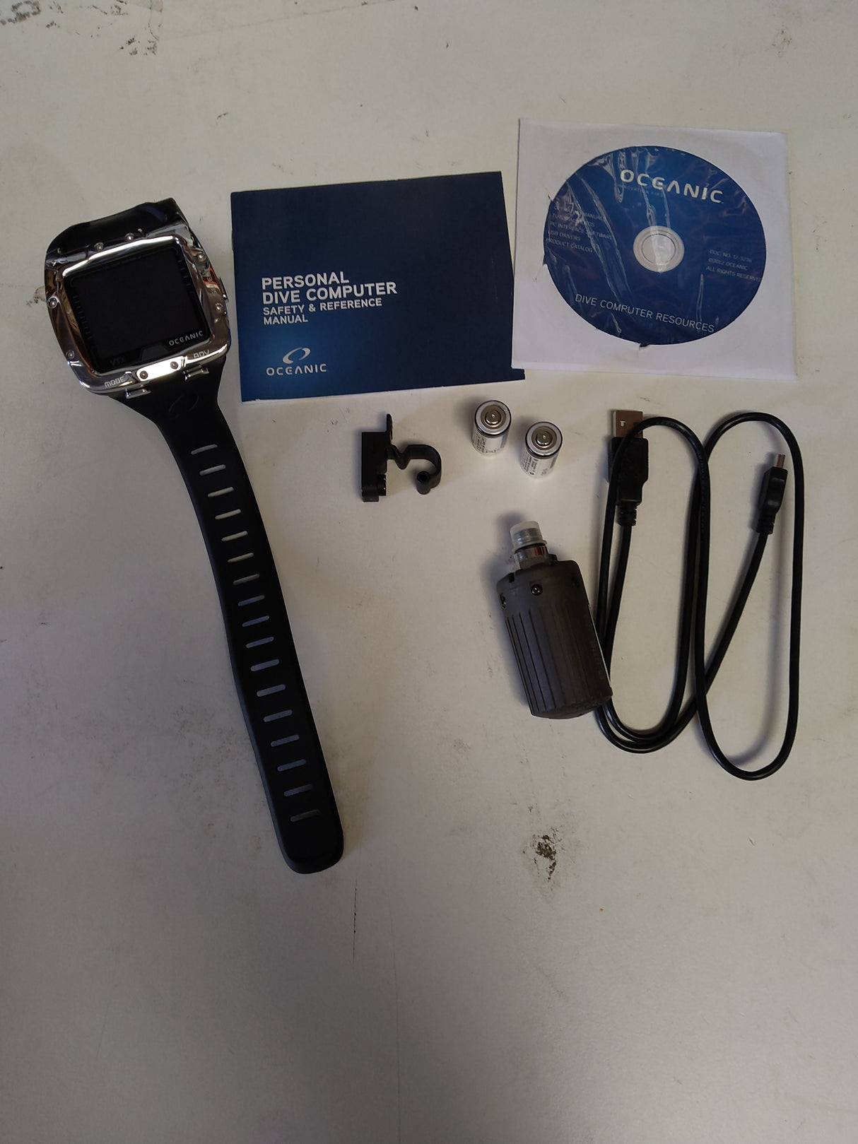Used Oceanic VTX OLED Complete Scuba Computer with Transmitter