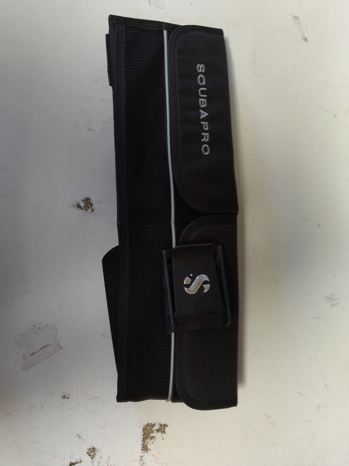 Open Box Scubapro Weight Pocket Belt - Black with Black Nylon Buckle