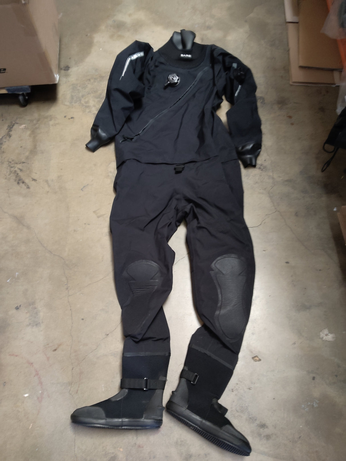 Open Box Bare Aqua-Trek 1 Tech Dry Travel Ready Drysuit