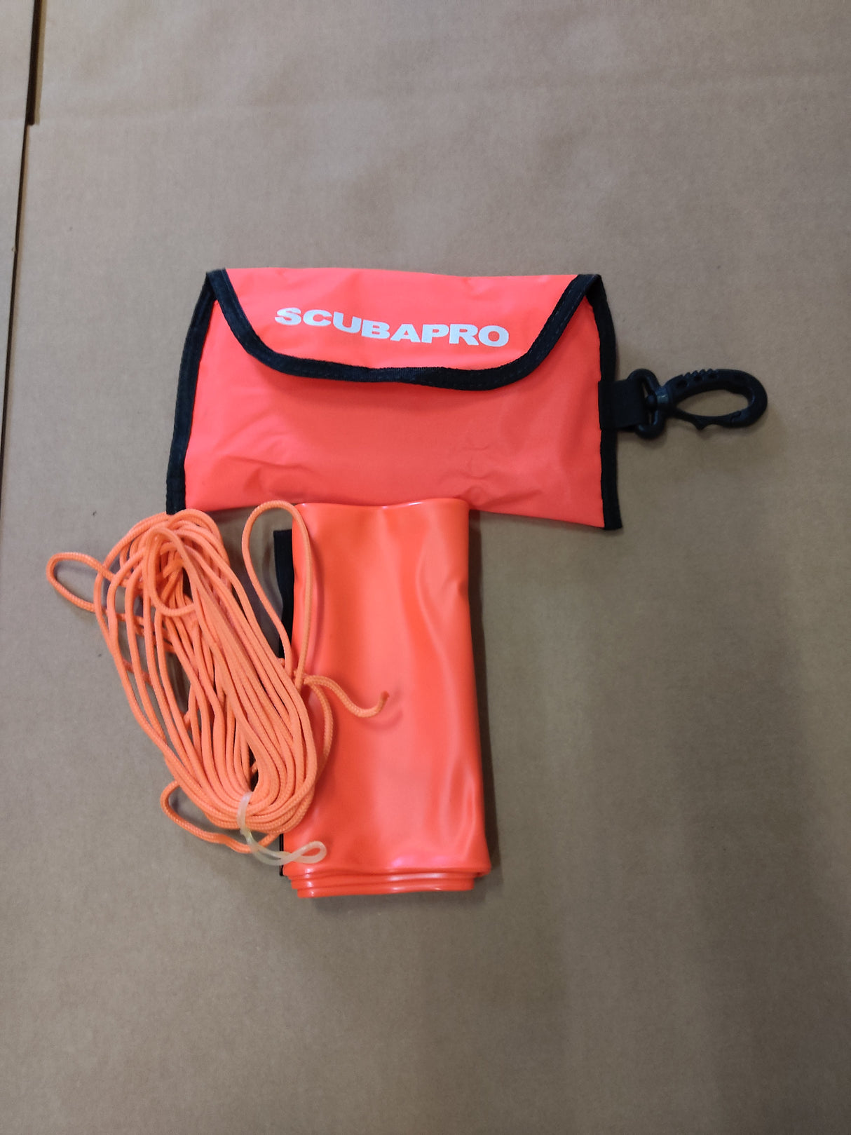 Open Box Scubapro Surfer Marker Buoy PVC Orange 4.3 ft