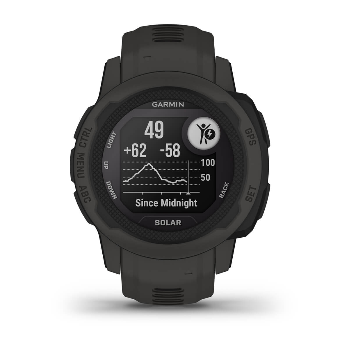 Garmin Instinct 2 Solar Rugged GPS Smartwatch – 40 mm / Standard