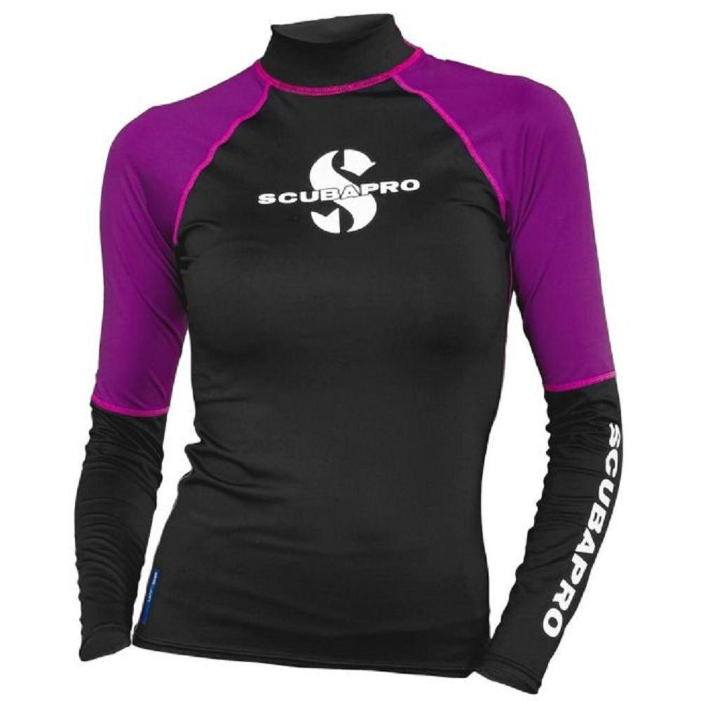 Scubapro Caribbean Long Sleeve Rash Guard (UPF50) - Womens-Pink/Purple-XS-