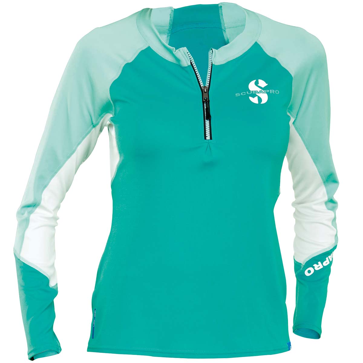 Scubapro Channel Flow Long Sleeve Rash Guard - Womens-Teal-XS-