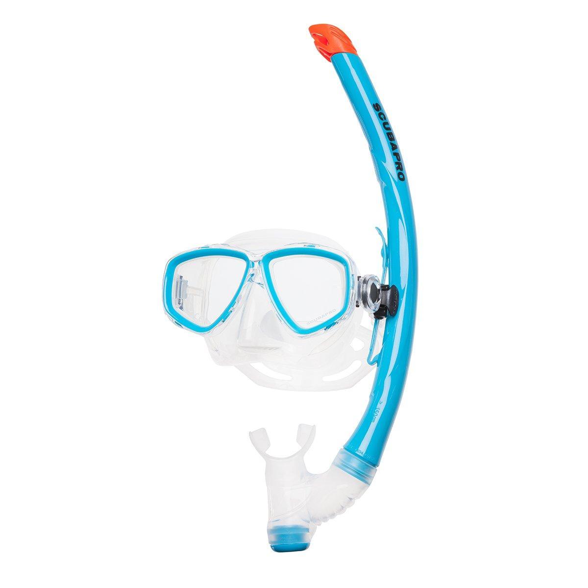 Scubapro Ecco Mask w/ Snorkel Snorkeling Combo-Turquoise-