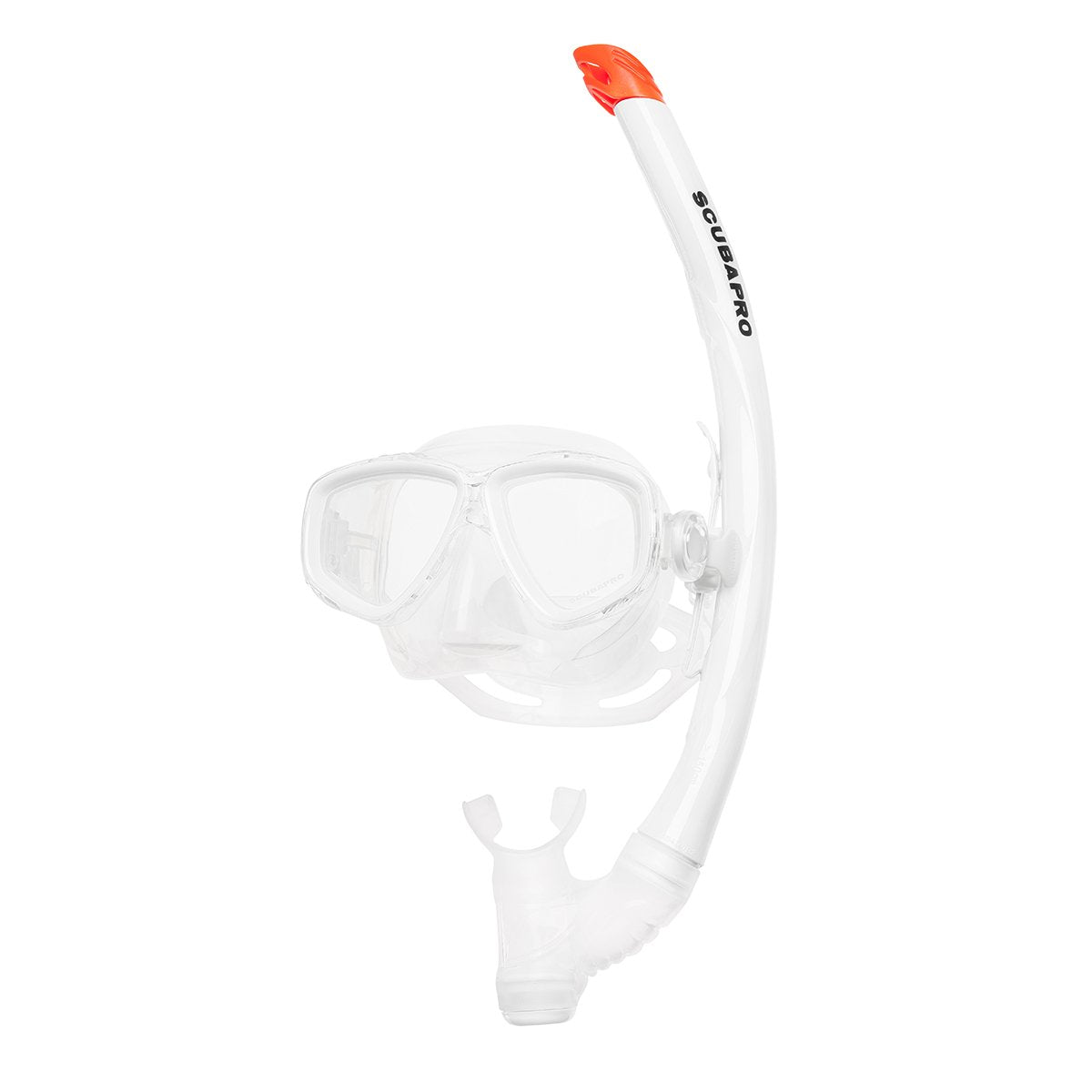 Scubapro Ecco Mask w/ Snorkel Snorkeling Combo-White-