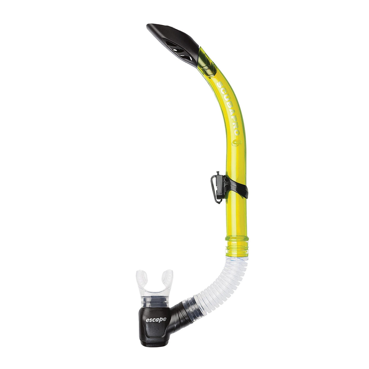 Scubapro Escape Semi-Dry Scuba Diving Snorkel-Yellow-