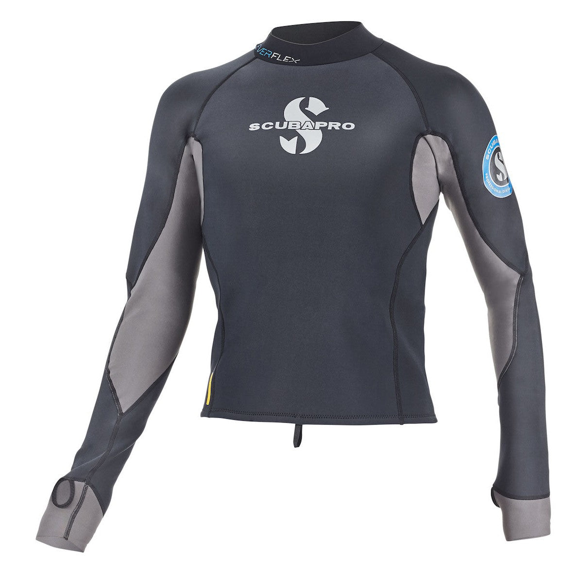 Scubapro Everflex 1.5mm Long Sleeve Mens Top Scuba Diving Wetsuit-Black-S-