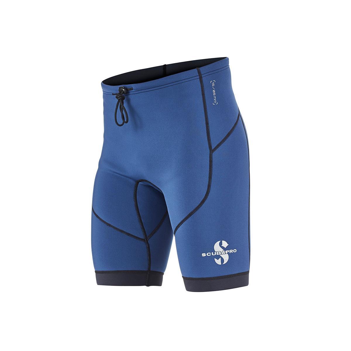 Scubapro Everflex 1.5mm Mens Scuba Diving Shorts-Aegean(Blue)-S-