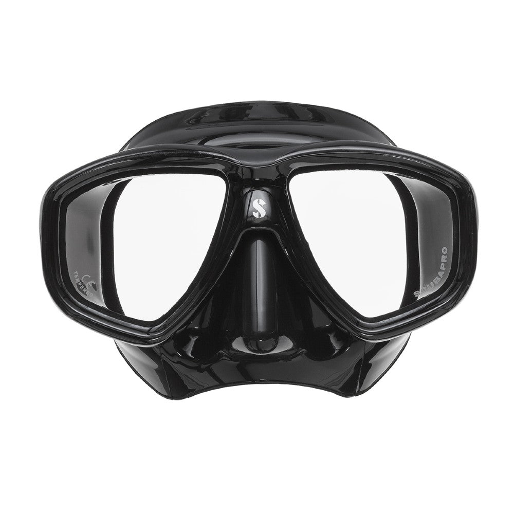 Scubapro Flux Low-Volume Twin Lens Scuba Diving Mask-Black-