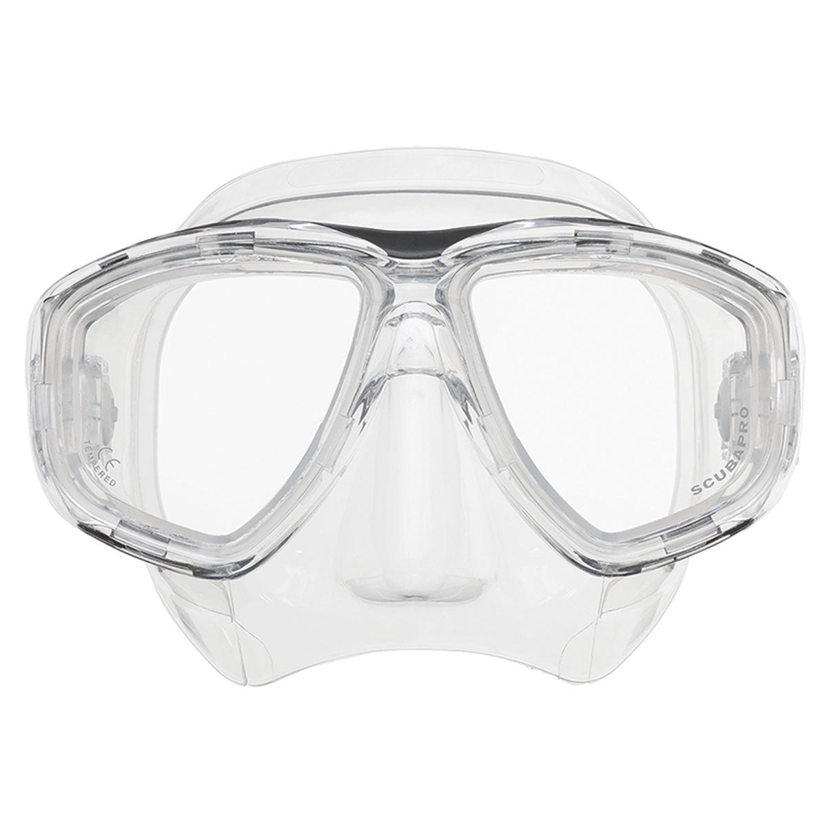 Scubapro Flux Low-Volume Twin Lens Scuba Diving Mask-Clear-