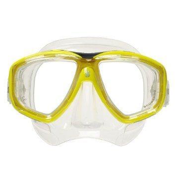 Scubapro Flux Low-Volume Twin Lens Scuba Diving Mask-Yellow-