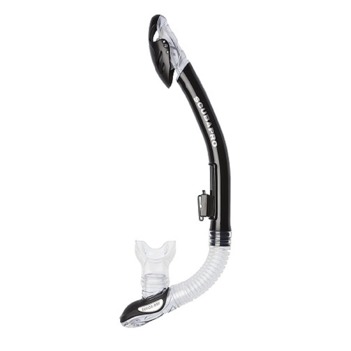 Scubapro Fusion Dry Scuba Diving Snorkel-Black-
