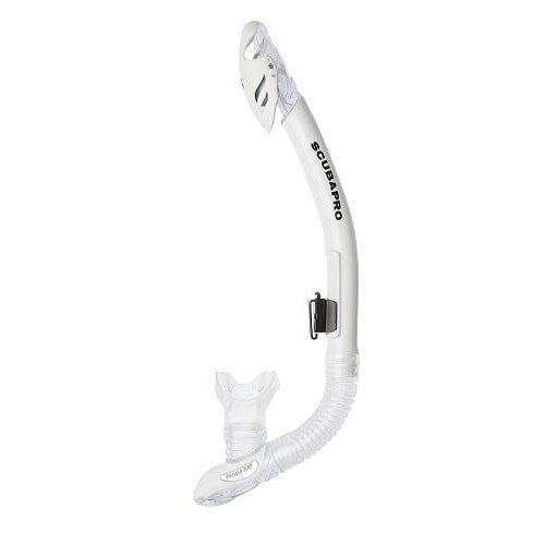 Scubapro Fusion Dry Scuba Diving Snorkel-White-