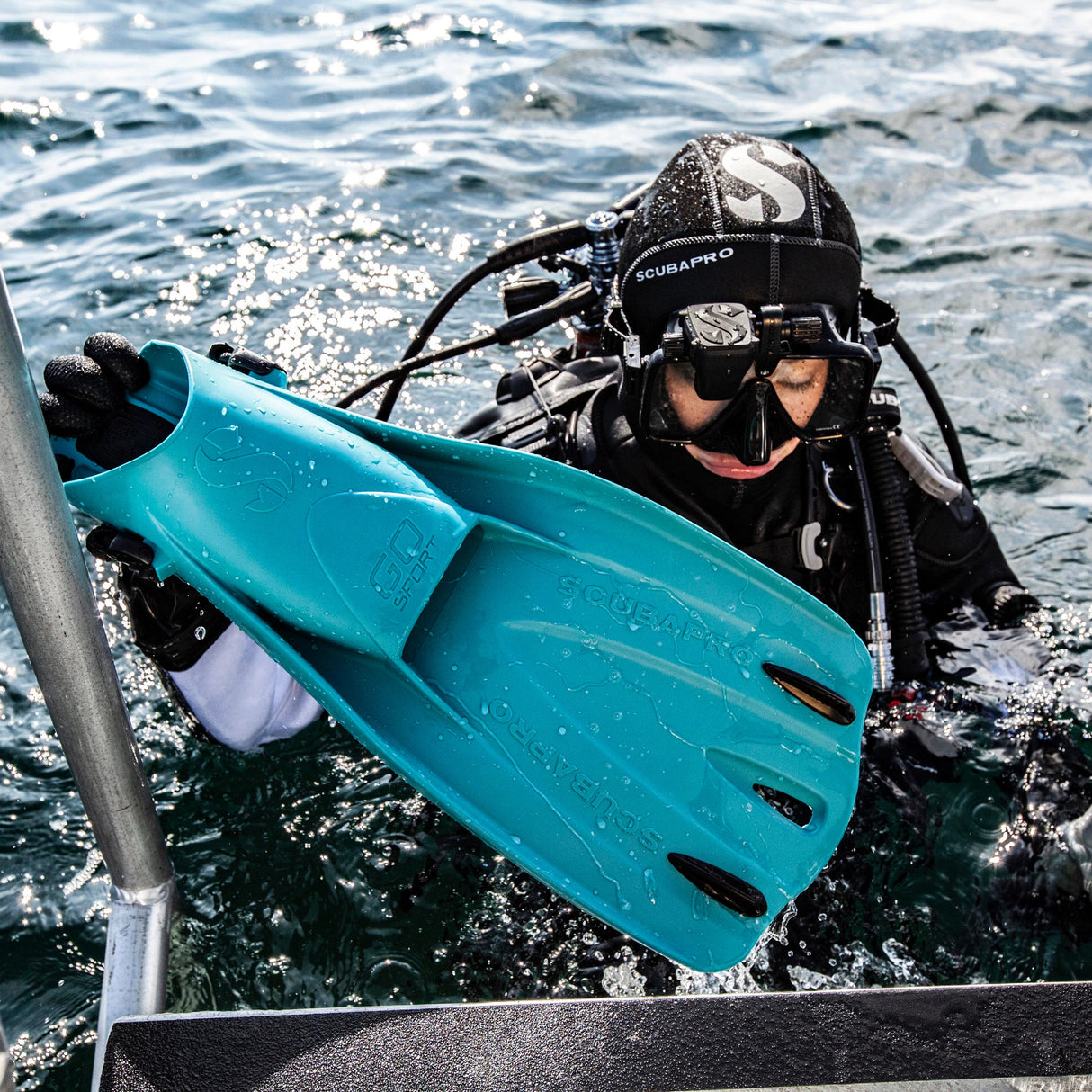 Scubapro Go Sport Travel Open Heel Scuba Diving Fin-