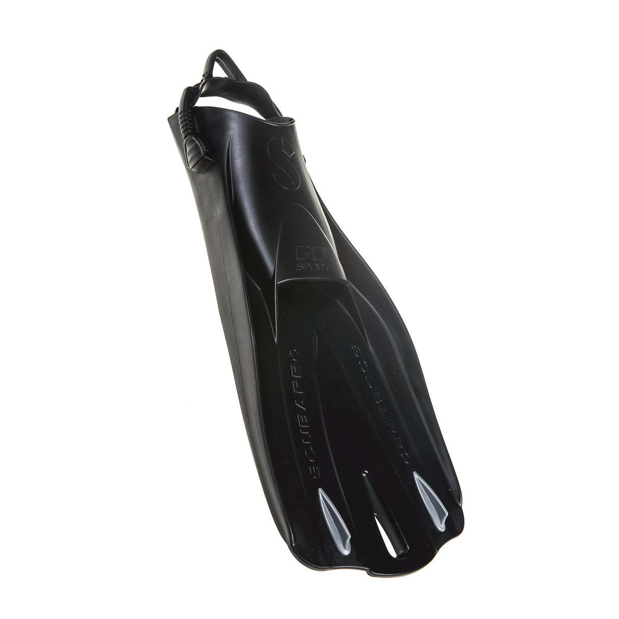 Scubapro Go Sport Travel Open Heel Scuba Diving Fin-Black-XS-