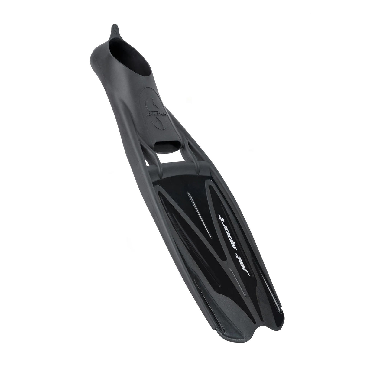 Scubapro Jet Sport Full Foot Scuba Diving Fin-Black-XS (5-6)-