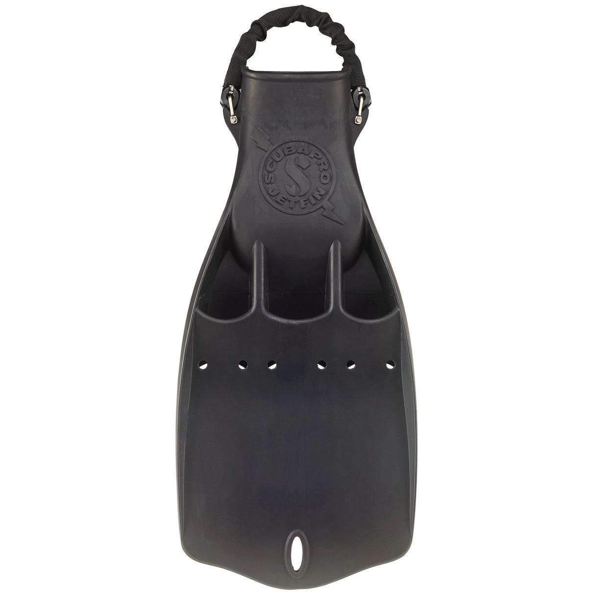 Scubapro Jet w/ Spring Heel Strap Scuba Diving Fin-Black-M-