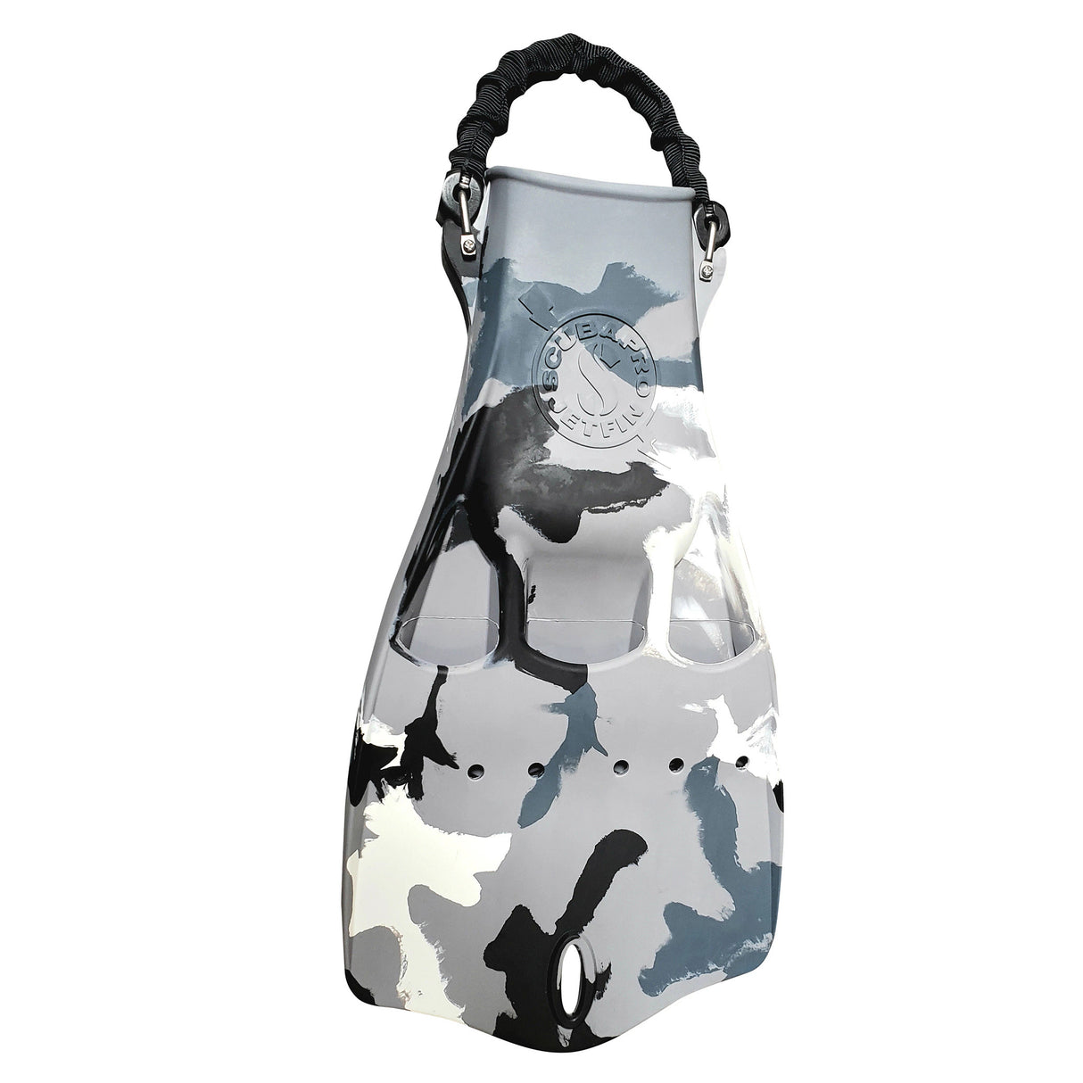Scubapro Jet w/ Spring Heel Strap Scuba Diving Fin-White Camo-M-