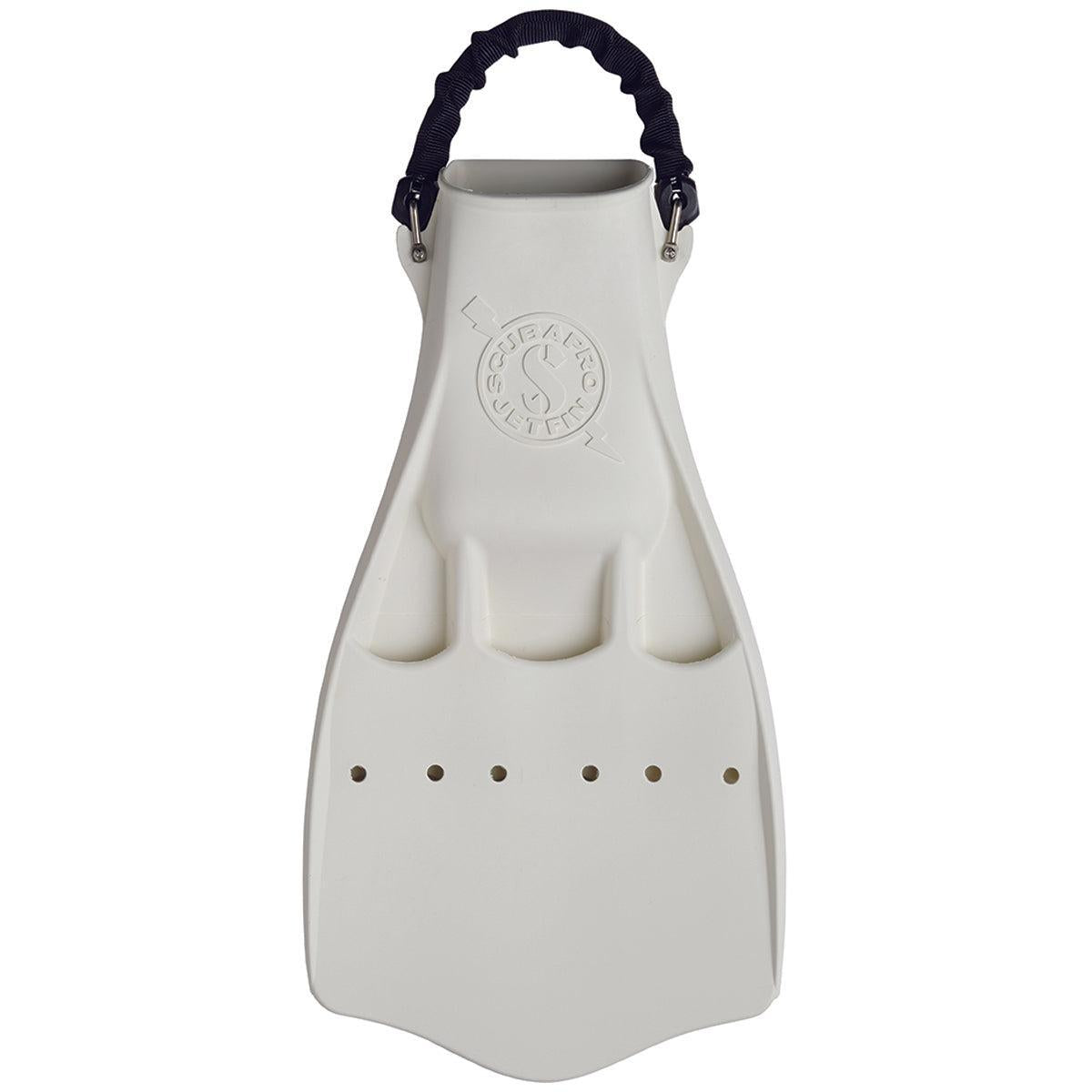 Scubapro Jet w/ Spring Heel Strap Scuba Diving Fin-White-M-